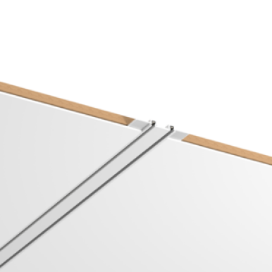 Шинопровод магнитный встраиваемый 2 м для магнитной системы Galakti белый